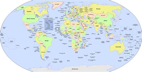 Blank Political Map World