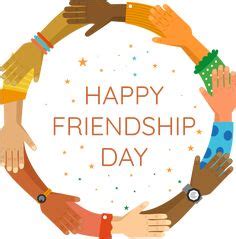 Premium Vector | Happy friendship day friends with stack of hands ...