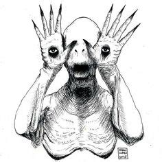 Pin on Art | Sketches, Scary drawings, Creepy drawings