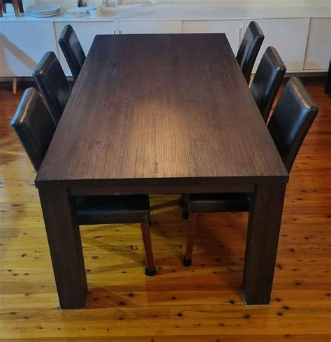 Free large dining table and chairs - Dining Tables - Sydney, Australia ...