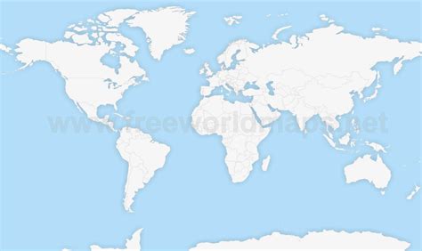 World Political Map Blank