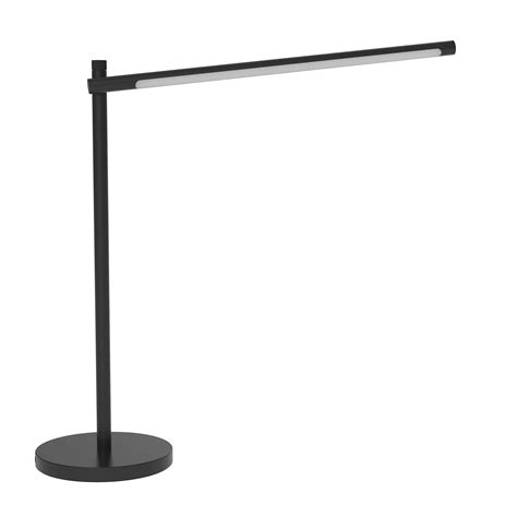 Lampe de bureau LED design noire DELGADO - Intensité variable - 900 LM Natuelight - H. 44 cm ...