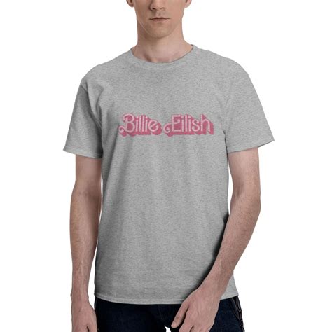 Billie Eilish Men's Cotton T-Shirt Breathable Sweat & Odor Control Size S-5800XL Unisex ...