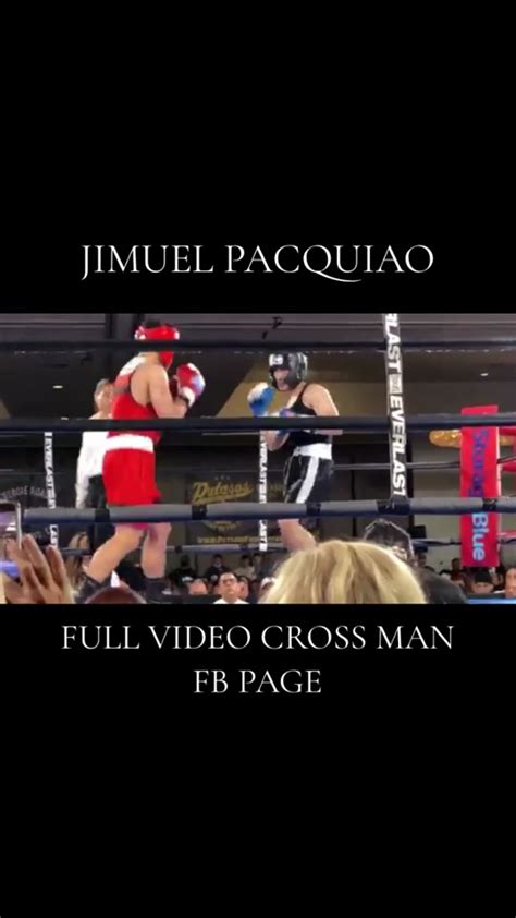 Jimuel Pacquiao Amateur Boxing Fight in the US | TikTok