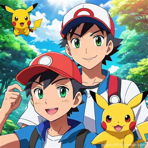 ash and serana kissed pokemon Prompts | Stable Diffusion Online