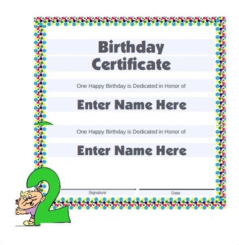 Word Template Birthday Gift Certificate Download at Michelle Armstead blog