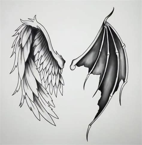Pinterest in 2024 | Angel demon tattoo, Demon tattoo, Angel wings ...