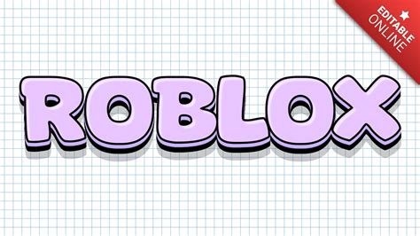 Roblox | Cartoon 3D | Text Effect Generator