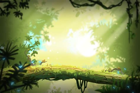 Forest Rayman Origins Style #2, Antoine "Ashley" Lataille | Fantasy art ...