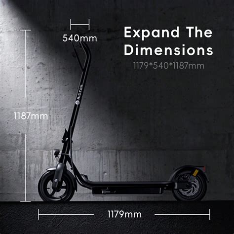 Rictor Electric Kick Scooter M16 With Scooter Bag For Adults, 10-Inch ...