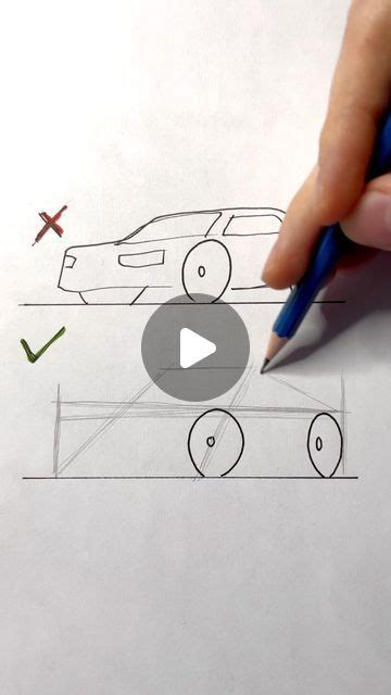 Moritz Frowerk on Instagram: "How to draw a car in perspective very ...