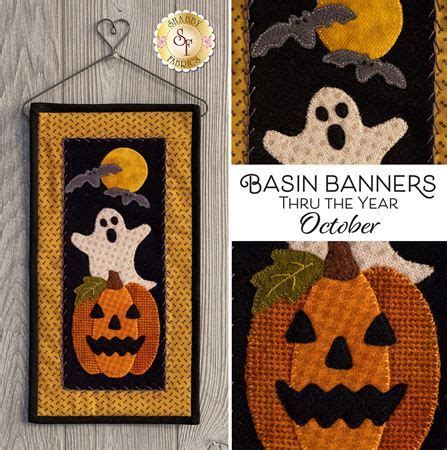 Basin Banners Thru the Year - Wool Club | Halloween quilt patterns ...