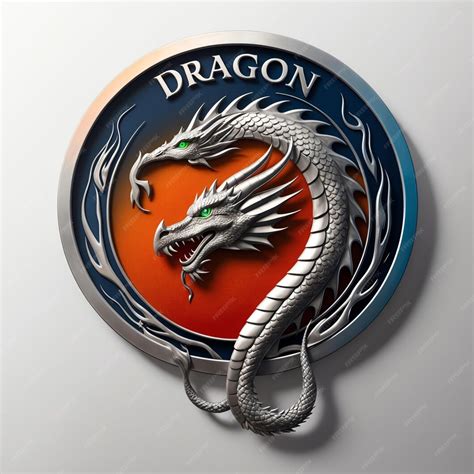 Minimalist Dragon Logo Design | Premium AI-generated image