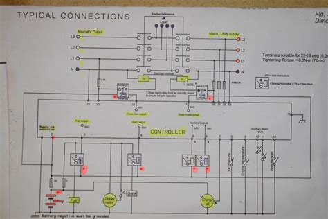 Generator Auto Start And Stop Circuit Diagram