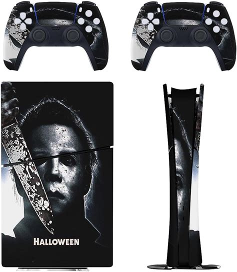 Ps5 Slim Stickers Ps5 Controller Skin Halloween Michael Myers Ps5 Skin ...