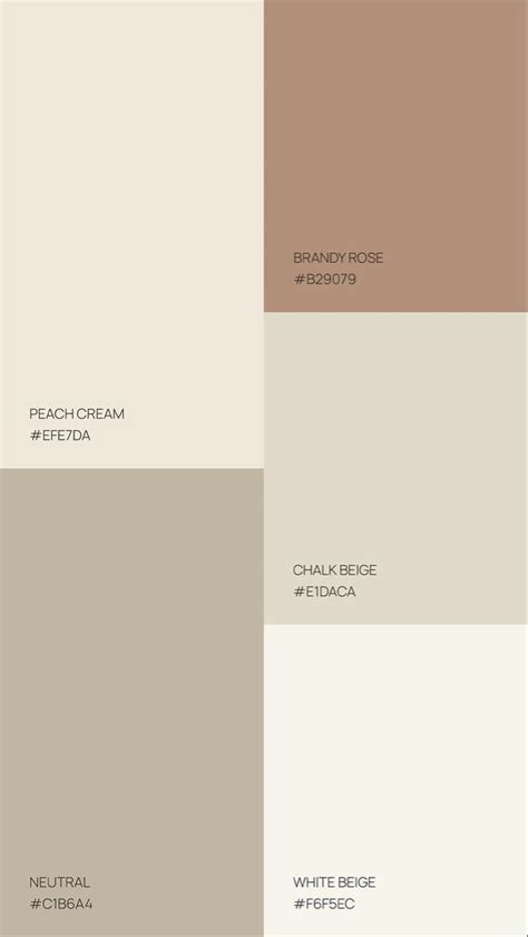 Pin by Annabelle on Logos | House color palettes, Beige color palette, Color palette design