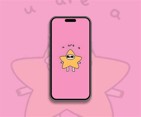 U Are A Star Cute Wallpapers - Pink Aesthetic Wallpapers for iPhone