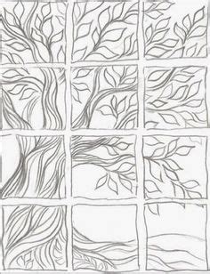 a tree full of techniques | Collaborative art, 8th grade art, Art projects