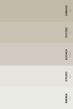25+ Best Beige Color Palettes with Names and Hex Codes in 2024 | Beige color palette, Hex color ...