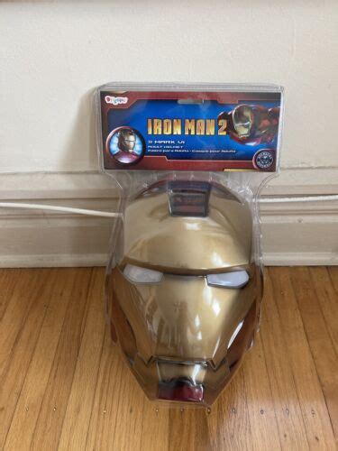 Iron Man 2 Mark VI Adult Helmet Mask Costume 2010 Disguise Marvel ...