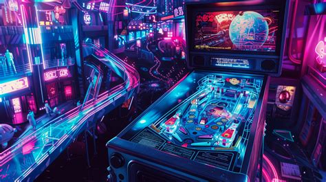 Neon Arcade Vibes: A Stunning 4K Ultra HD Wallpaper by robokoboto