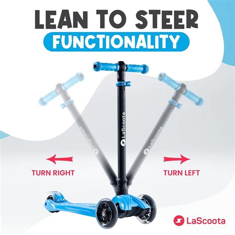 2-in-1 Kids Kick Scooter - Blue – LaScoota