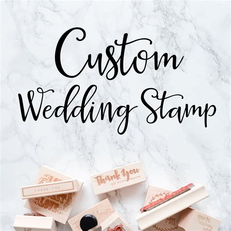 Custom Stamp for Your Wedding Custom Favor Stamp Custom