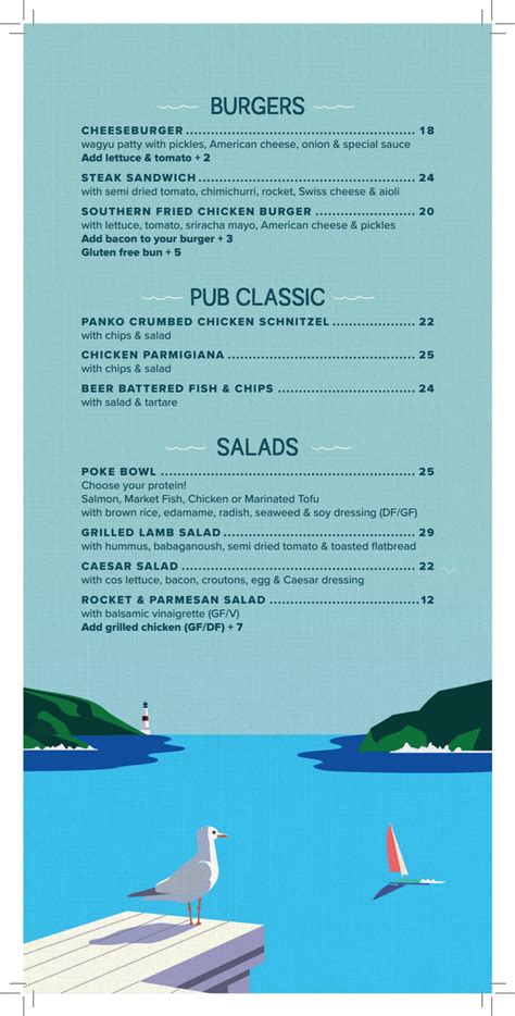 Carte et Menus 2024 - Caves Coastal Bar & Bungalows à Caves Beach | TheFork