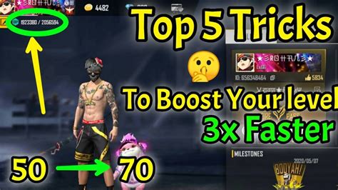 Top 5 Tips And Tricks To Level Up Faster In Free Fire Max