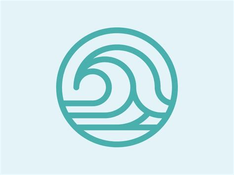 Wave Icon | Surf logo, Surf design, Logo design