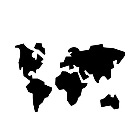 Continents Vector SVG Icon - SVG Repo