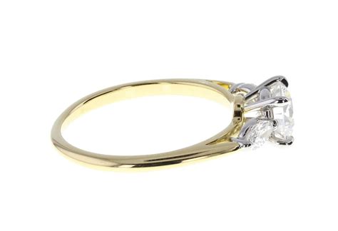 Tiffany and Co. 1.08 Carat Diamond Platinum Engagement Ring at 1stDibs