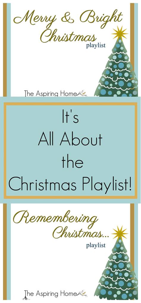 It's All About The Christmas Music Playlist | The Aspiring Home