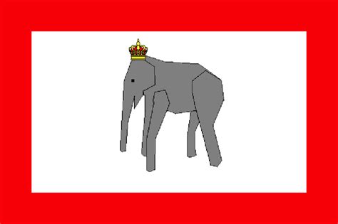 Flag of Dahomey, but I made the elephant more realistic. : r ...