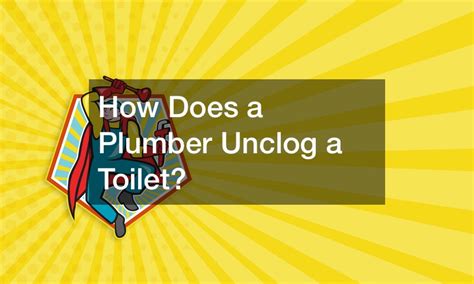 How Does a Plumber Unclog a Toilet? - Home Improvement Videos - Infographic Research