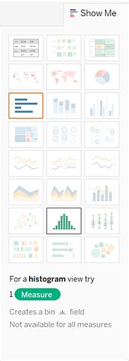 Build a Histogram - Tableau