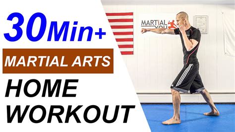 30 Minute + Martial Arts Fitness Home Workout with Taekwondo Kicks ( No Equipment ) - YouTube