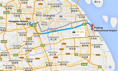 Shanghai International Airport Terminal Map