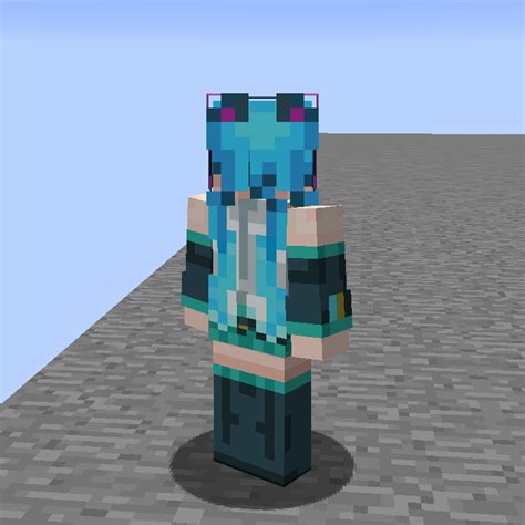 Hatsune Miku Skin (1.9 transparency + layers) - Skins - Mapping and Modding: Java Edition ...