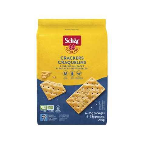 Schar Crackers 210g - Fiddleheads Health and Nutrition