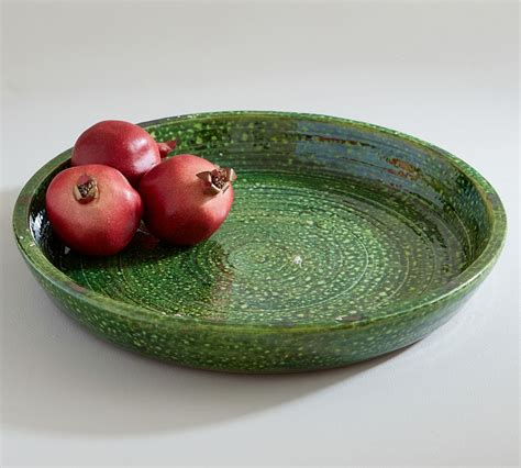 Hunter Handmade Ceramic Decorative Tray | Pottery Barn