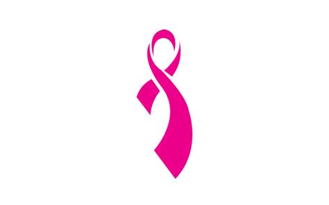 Ribbon pink icon logo element version v15 - TemplateMonster