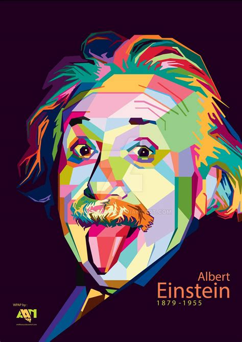 Albert Einstein Wpap Art Pop Art Portraits Einstein - vrogue.co