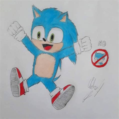 How To Draw Sonic The Hedgehog Movie / Markers used to only apply a base layer of colours for ...