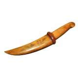 Chinese Rib Bone Knife Antique