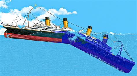 😱 Titanic Ship Sinking Simulation | Floating Sandbox - YouTube