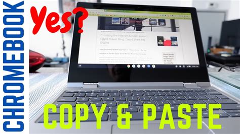 How to Copy and Paste on a Chromebook | Chromebook Tips: How to Copy ...