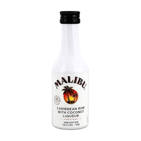 Mini Malibu Bottle | Small Bottle of Malibu | Drinkspantry.com