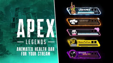 Apex Legends Health Bar Overlay Template