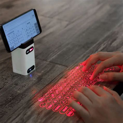 Virtual Laser Keyboard Bluetooth Wireless Touch Projector Phone ...